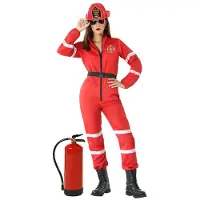 Atosa Costume De Femme Firefighter