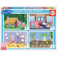 Educa - Jeu de puzzle pour enfants Peppa Pig, multicolore (18645)