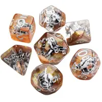 GameGenic Set de 7 Dés Jdr - Embraced Series : Totem Mask