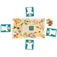 Haba 306674 - Colo Colorines Connaissez-Vous Les Couleurs ? Jeu de Table d'accumulation pour Enfant Plus de 3 Ans