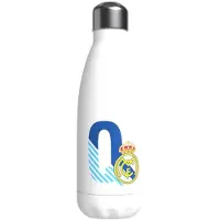 Real Madrid Bouteille Personnalisée Avec La Lettre Q Acier Inoxydable 550ml
