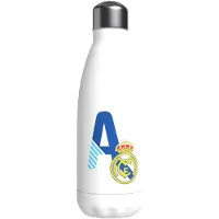 Real Madrid Bouteille Personnalisée Avec La Lettre A Acier Inoxydable 550ml