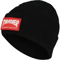 Thrasher Skate Mag Patch Beanie Noir