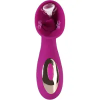 Auxfun Vibrateur à succion Avec fonction de léchage multi-positions