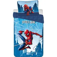 Spiderman Bettbezug, Web - Einzel - 140 x 200 cm - Baumwolle