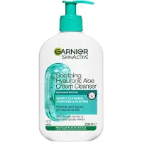 Garnier Skin Active Gel Nettoyant Apaisant à l'Acide Hyaluronique et Aloe Vera 250 ml
