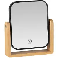 Andrea house Miroir Bambou Noir Design épuré, Bambou Noir -