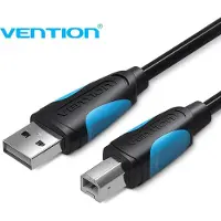 Vention Câble d'impression USB2.0 A mâle vers B mâle 1M Noir