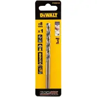 DeWalt 8mm Noir Or Hss Drill Bit (8 millimètres)