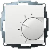 Eberle Controls Eberle UTE 1032-RAL9016-G-55 Thermostat d'ambiance encastré 5 à 30°C, Thermostat, Blanc