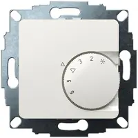 Eberle Controls Eberle UTE 1033-RAL9010-G-50 Thermostat d'ambiance encastré 5 à 30°C, Thermostat, Blanc