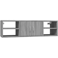 vidaXL Étagère murale Sonoma gris 102x30x29 cm Bois ingénierie