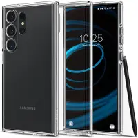 Spigen Coque Ultra Hybrid pour Samsung Galaxy S24 Ultra - Crystal Clear