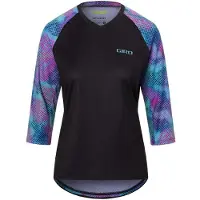 Giro Roust 3/4 Sleeve Enduro Jersey Noir,Violet XS Femme