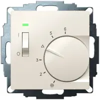 Eberle Controls Eberle UTE 1015-RAL1013-G-55 Thermostat d'ambiance encastré 5 à 30°C, Thermostat, Blanc