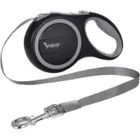 Purlov Laisse flexible pour chien - 5 m - Jusqu'à 15 kg