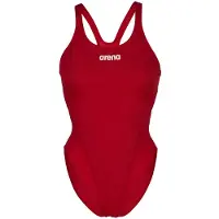 Arena Team Tech Solid Swimsuit Rouge FR 32 Femme