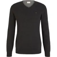 Tom Tailor Pull-over noir chiné