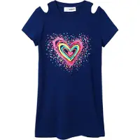 Desigual Robe enfant VEST_BLOOM filles - Marine - 11 / 12 ans