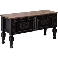 Skye Decor , Ada TV Mini - Noir, meuble TV, noir, 100 % MDF, 100 x 30 x 45 cm