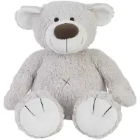 Happy horse Doudou Ours Baggio gris 40cm - Peluche Teddy