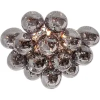 By Rydens Plafonnier Gross verre fumé 50cm