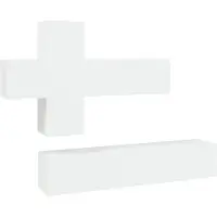 vidaXL Ensemble d'armoires TV 7 pièces blanc bois composite