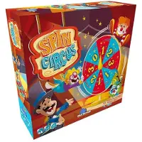 Asmodee Spin Circus Board Game Doré Enfants