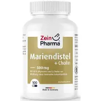 ZeinPharma Zein Pharma Chardon-Marie + Choline, Complexe hépatique, 100 gélules 13814