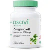 Osavi Huile d'origan Carvacrol, 180mg - 60 capsules entériques