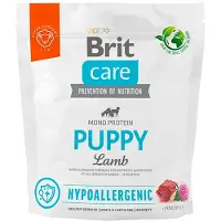 Brit Care Dog Hypoallergenic - Croquettes hypoallergéniques à base d'agneau et riz pour les chiots - 1 kg