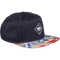Djinns Casquette 'Aztek' bleu nuit / jaune / rouge / noir