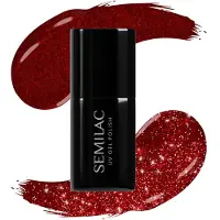 Semilac Vernis à ongles gel hybride UV jour et nuit avec lampe UV/LED couleur 396 Flash Et Blush 7 ml
