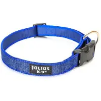 Julius-K9 Collier de chien caoutchouté (M, Chien, Promenade, Sport canin, Travail)