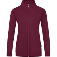 Jako Doubletex Sweatjacke Damen maroon 48