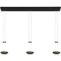 Steinhauer Lampe suspendue de cuisine Piola noir