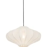 QAZQA Suspension design blanche en soie 50 cm - Plu