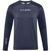 Cube Atx Long Sleeve Enduro Jersey Noir 2XL Homme