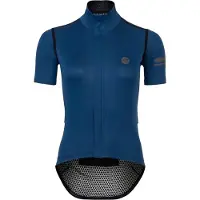 Agu Rain Performance Short Sleeve Jersey Bleu S Femme