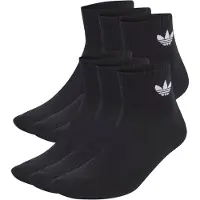 Adidas Chaussettes 'Mid Ankle 6 Pairs' noir / blanc