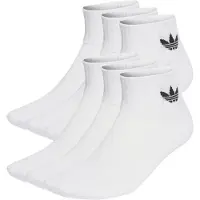 Adidas Chaussettes 'Mid Ankle 6 Pairs' noir / blanc