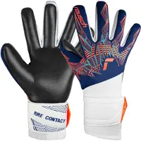 Reusch Pure Contact Silver Goalkeeper Gloves Bleu,Noir 6