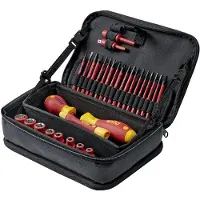Wiha 43465 - Set De D’outils Isolés SlimVario Dans Trousse (31pcs)