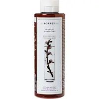 Korres Shampooing à l'amande et aux graines de lin pour cheveux secs et abîmés 250 ml