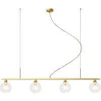 Toolight Lampe Suspendue APP675-4CP Gold