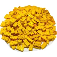 LEGO Briques 2x4 Jaune - 3001 NOUVEAU Quantité 500x