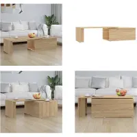 vidaXL Table basse Chêne Sonoma 150x50x35 cm Bois composite - Table basse - Tables basses - Tables à café