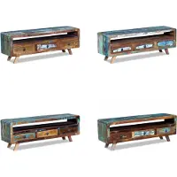 vidaXL Armoire TV avec 3 tiroirs Altholz - Armoire TV - Armoire TV en bois - Armoires TV en bois