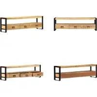 vidaXL Armoire TV 150 x 30 x 45 cm Bois massif Mango - Armoire TV - Meubles TV - Meubles TV
