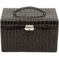 Friedrich Lederwaren Coffret à bijoux JOLIE brun Serrure miroir